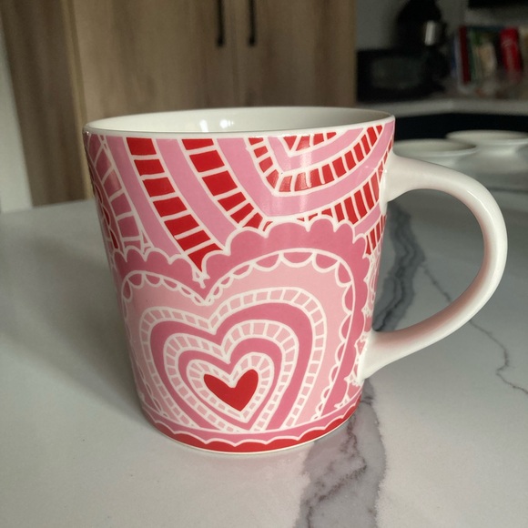 Starbucks ceramic heart mug 14oz - Picture 4 of 7